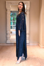 Teal Lace Crystal with Pants
